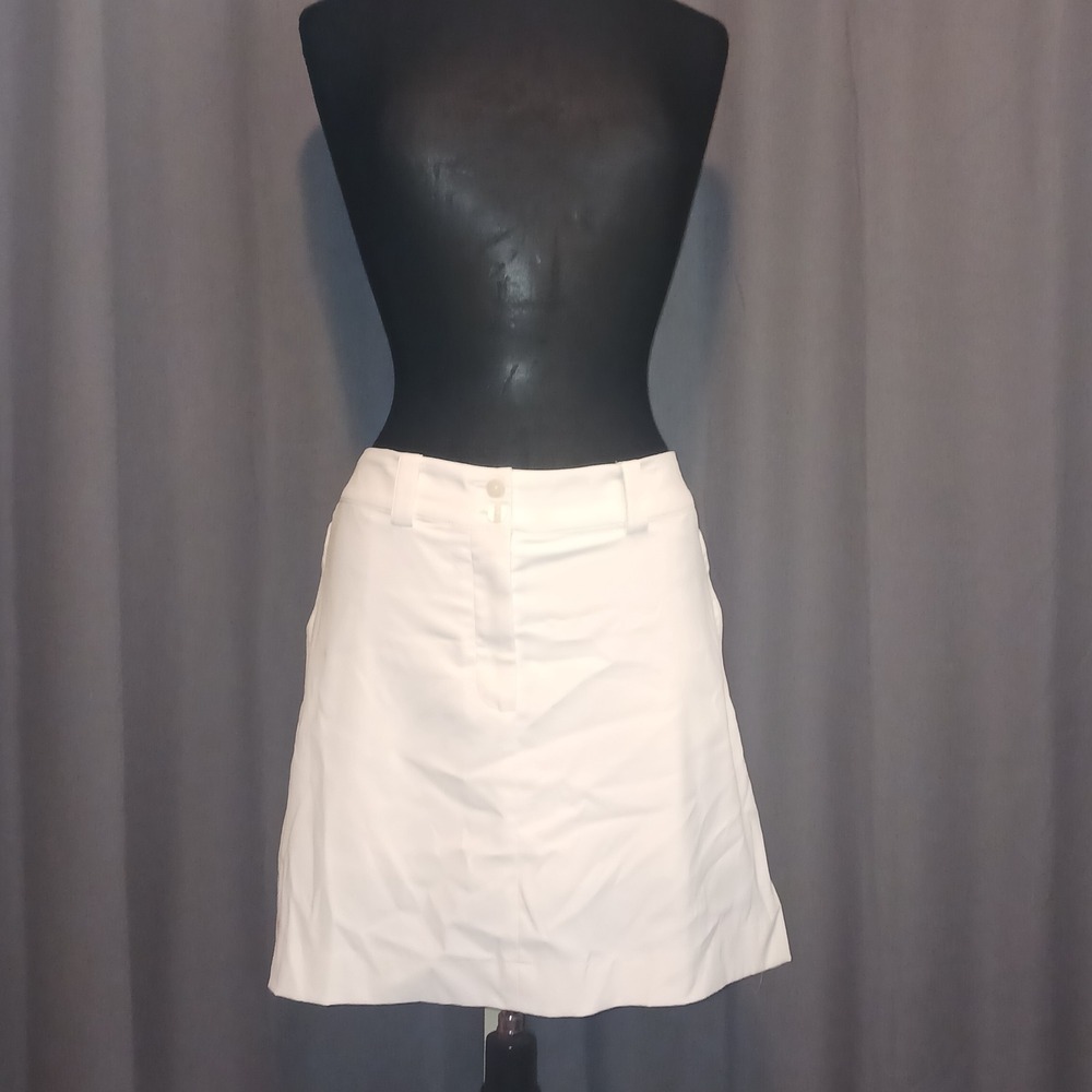 Nike Golf Tour Performance Dri-FIT White Athletic Skort‎ 14